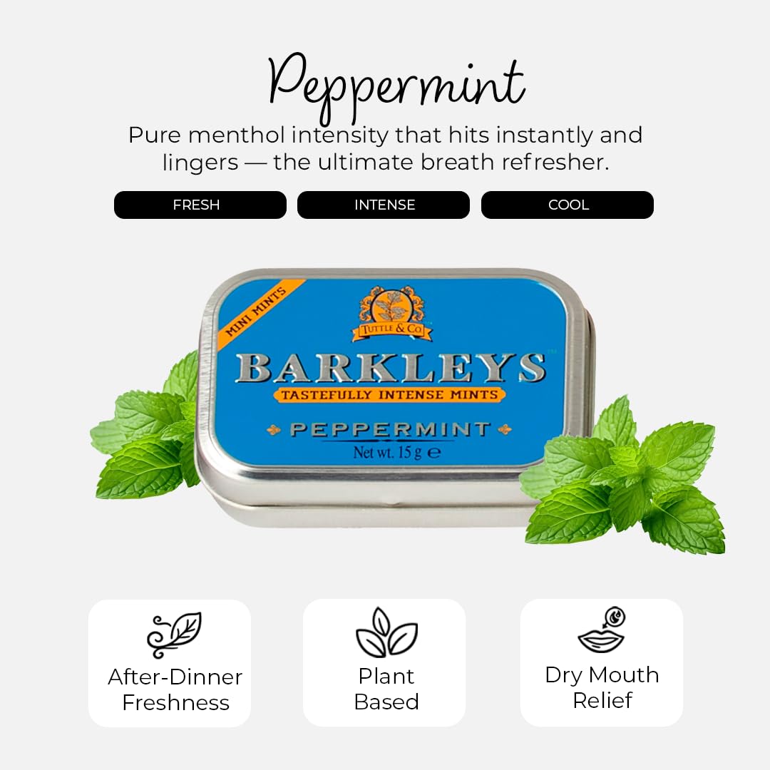 Amazon.com : Barkleys Peppermint Breath Mini Mints - Strong